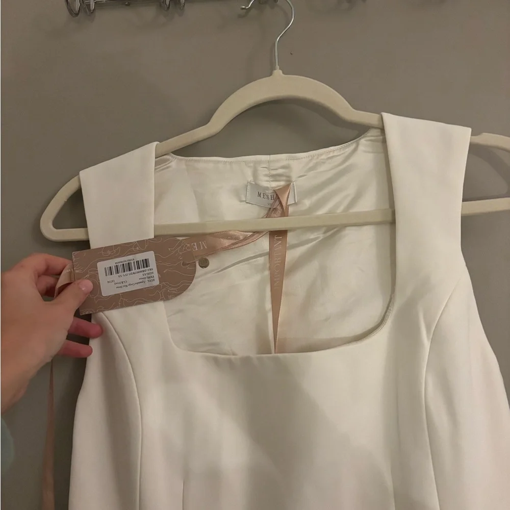 Meshki Ivory Mini Dress - Picture 2 of 4